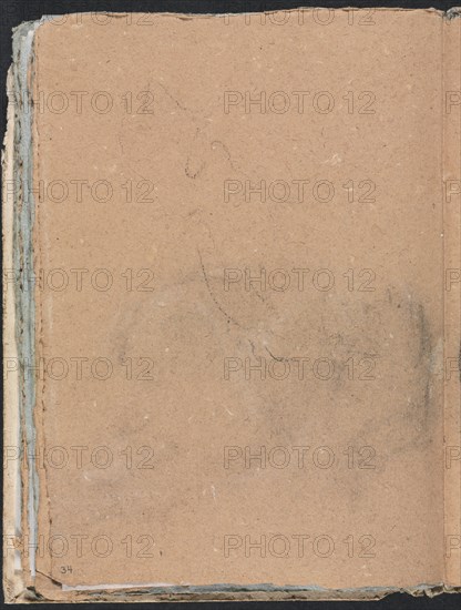 Verona Sketchbook: Indecipherable form (page 34), 1760. Creator: Francesco Lorenzi (Italian, 1723-1787).