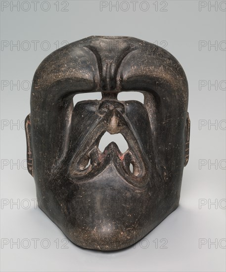 Vessel with Deity Mask, 1200-900 BC. Creator: Unknown.