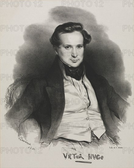 Victor Hugo, 1829. Creator: Achille Devéria (French, 1800-1857).