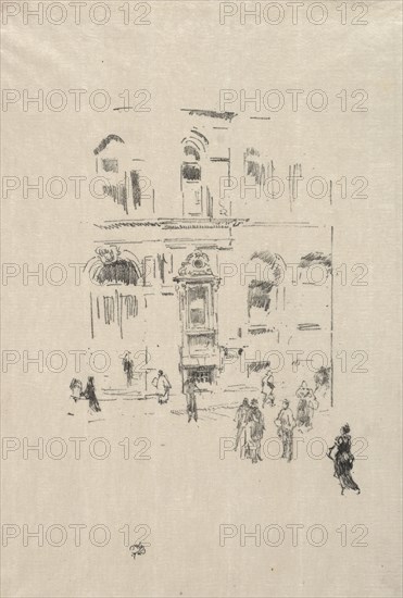 Victoria Club, 1879. Creator: James McNeill Whistler (American, 1834-1903).