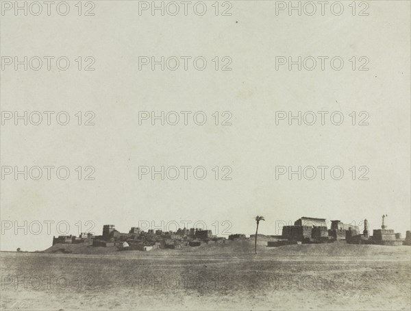 View of Luxor, 1854. Creator: John Beasley Greene (American, 1832-1856).