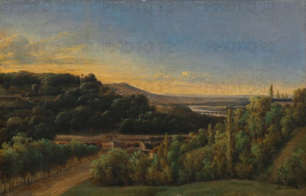 View of Saint-Cloud, Near the Seine, 1809. Creator: Alexandre Pau de St. Martin (French).
