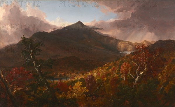 View of Schroon Mountain, Essex County, New York, After a Storm, 1838. Creator: Thomas Cole (American, 1801-1848).