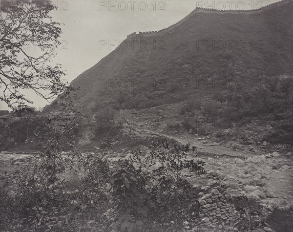 View of the Great Wall, China, c. 1871. Creator: John Thomson (Scottish, 1837-1921).