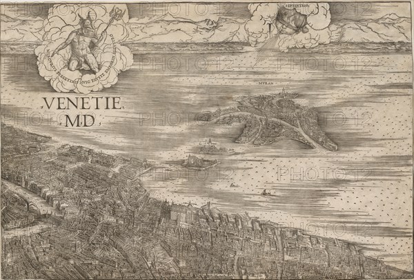 View of Venice, 1500. Creator: Jacopo de' Barbari (Italian, 1440/50-before 1515).