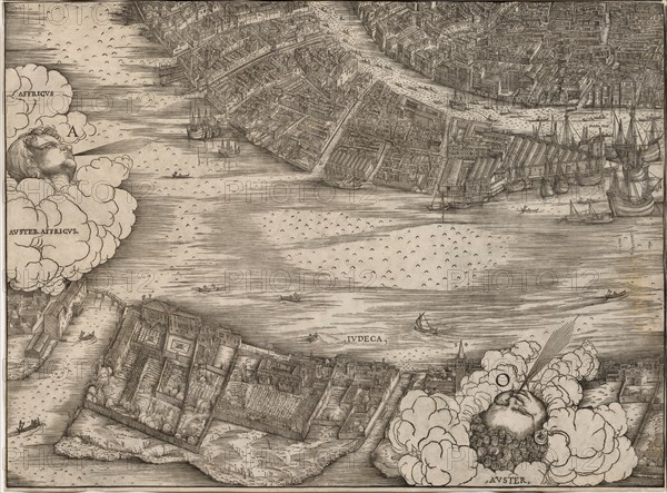 View of Venice, 1500. Creator: Jacopo de' Barbari (Italian, 1440/50-before 1515).