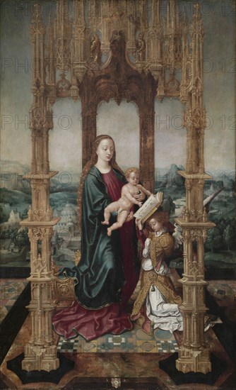 Virgin and Child under a Canopy, 1520s. Creator: Unknown.