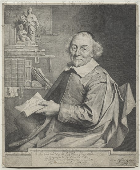 Vondel, 1657. Creator: Cornelis de Visscher (Dutch, 1628/29-1658).