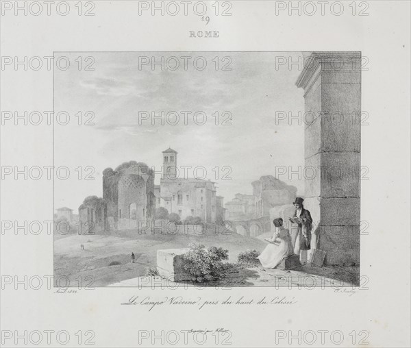 Voyage en Italie en 1822, 1833. Creator: Jean-Baptiste Isabey (French, 1767-1855).