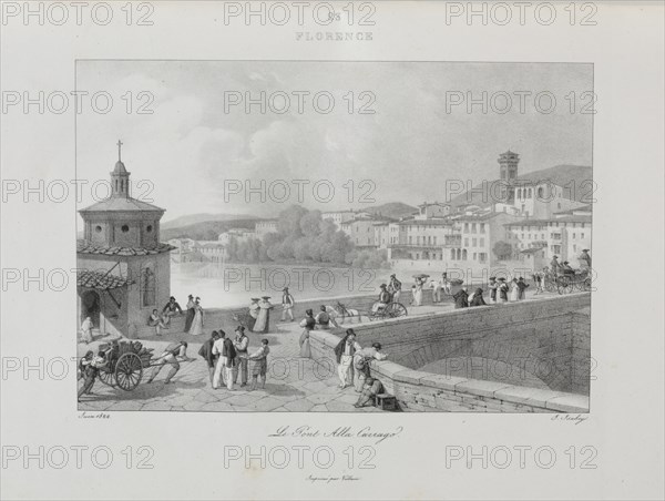 Voyage en Italie en 1822, 1833. Creator: Jean-Baptiste Isabey (French, 1767-1855).