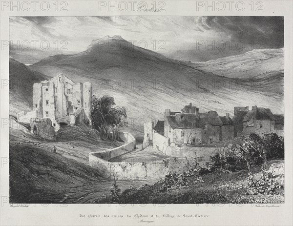 Voyages pittoresques et romantiques dans lancienne France, Auvergne..., 1831. Creator: Eugène Isabey (French, 1803-1886).