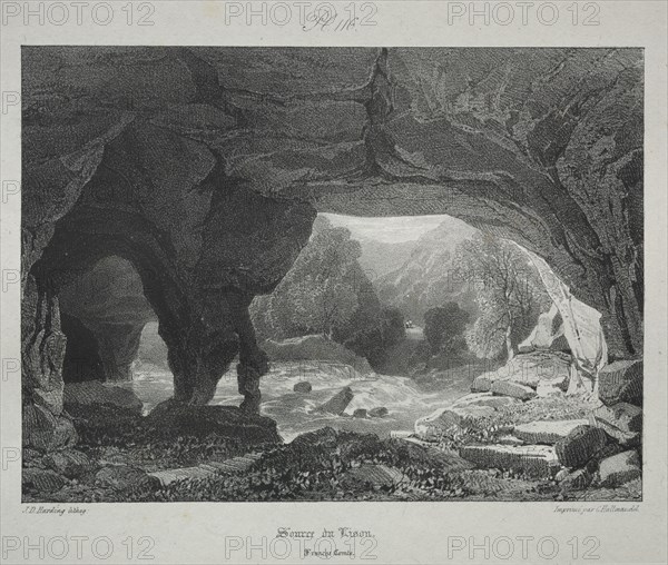 Voyages pittoresques et romantiques dans lancienne France. Franche-Comté..., 1825. Creator: James Duffield Harding (British, 1798-1863).