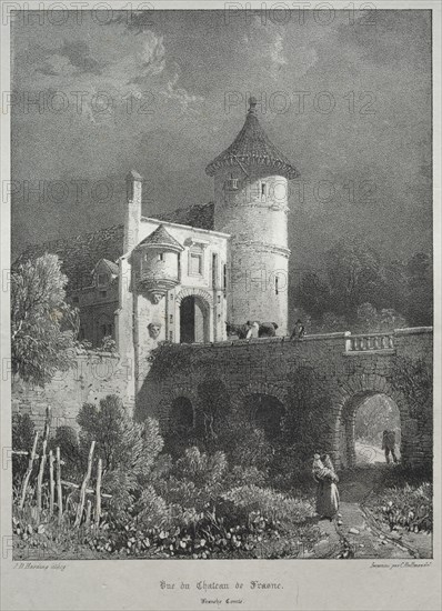 Voyages pittoresques et romantiques dans lancienne France. Franche-Comté..., 1825. Creator: James Duffield Harding (British, 1798-1863).