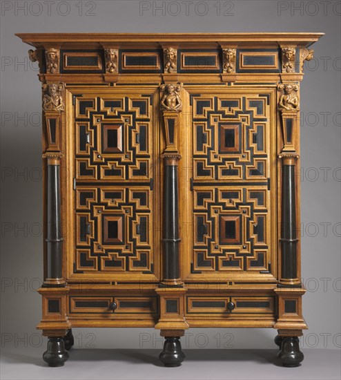 Wardrobe (Kast), c. 1625-50. Creator: Unknown.