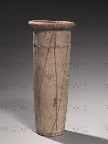 Wavy-Handled Jar, 4000-3000 BC. Creator: Unknown.