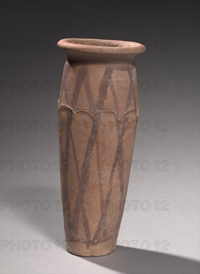 Wavy-Lined Jar, 4000-3000 BC. Creator: Unknown.