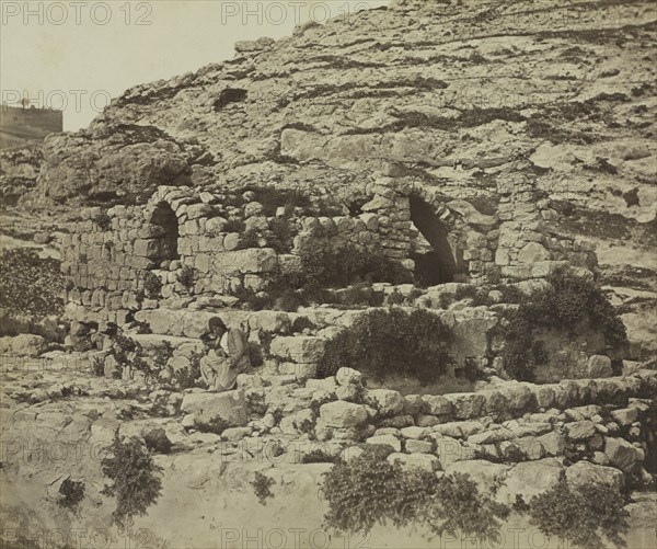 Well of Joab, Jerusalem, 1857. Creator: James Robertson (British, 1813 (?)-aft 1865); Felice A. Beato (British, 1830-1906).