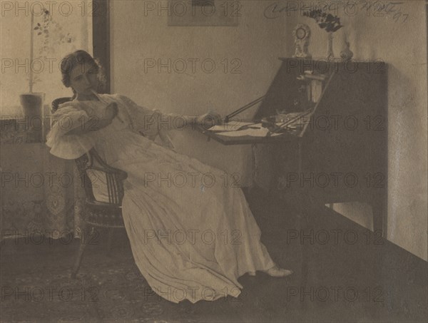 What Shall I Say?, 1896. Creator: Clarence H. White (American, 1871-1925).