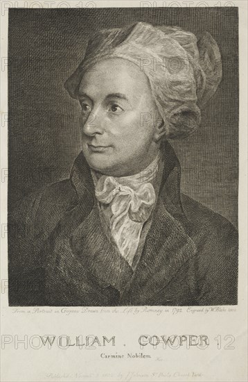 William Cowper, 1802. Creator: William Blake (British, 1757-1827).