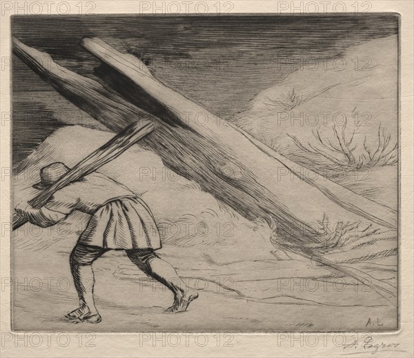 Winter (1st Plate). Creator: Alphonse Legros (French, 1837-1911).