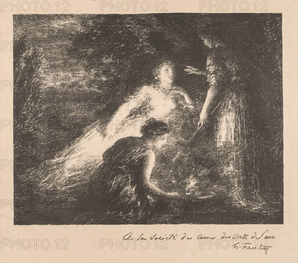 Witchcraft, 1899. Creator: Henri Fantin-Latour (French, 1836-1904).