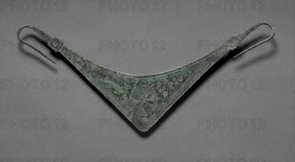 Woman's Belt Hanger (Zone), c. 725-675 BC. Creator: Unknown.