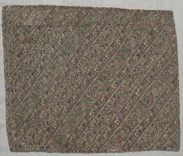 Woman's trouser fabric, early 1800s. Creator: Unknown.
