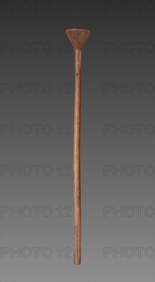 Wooden Staff or Support, Middle Kingdom, Dynasty 11-12, 2040-1914 BC. Creator: Unknown.