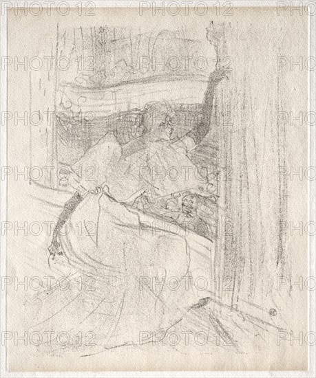 Yvette Guilbert: Saluant le public, 1898. Creator: Henri de Toulouse-Lautrec (French, 1864-1901).