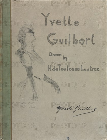 Yvette Guilbert-English Series: Cover, 1898. Creator: Henri de Toulouse-Lautrec (French, 1864-1901).