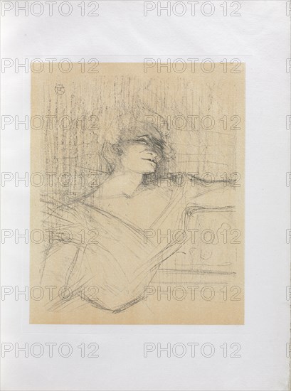 Yvette Guilbert-English Series: Dans la glu, 1898. Creator: Henri de Toulouse-Lautrec (French, 1864-1901).