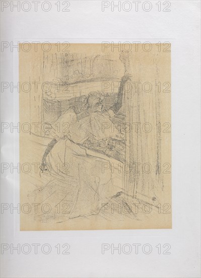 Yvette Guilbert-English Series: Saluant le public, 1898. Creator: Henri de Toulouse-Lautrec (French, 1864-1901).