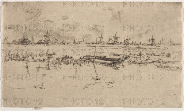 Zaandam. Creator: James McNeill Whistler (American, 1834-1903).