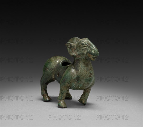 Zun in the Shape of a Ram, 206 BC - AD 220. Creator: Unknown.