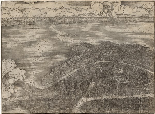 View of Venice, 1500. Creator: Jacopo de' Barbari (Italian, 1440/50-before 1515).