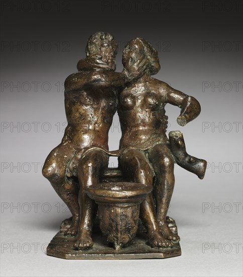 Adam and Eve, c. 1520. Creator: Peter Vischer (German, 1487-1528), workshop of.