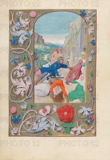 Hours of Queen Isabella the Catholic, Queen of Spain: Fol. 146v, Massacre..., c1500. Creator: Master of the First Prayerbook of Maximillian (Flemish, c. 1444-1519); Associates, and.