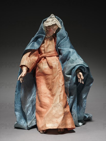 Figure from a Crèche: Virgin Mary, 1780-1830. Creator: Unknown.