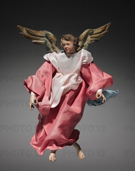 Figure from a Crèche: Angel, 1780-1830. Creator: Unknown.