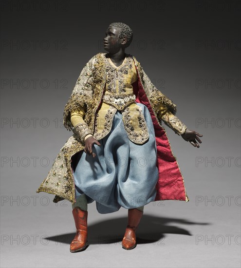 Figure from a Crèche: Attendant of the Magi, 1780-1830. Creator: Unknown.