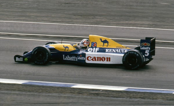 Williams Renault FW14B Nigel Mansell, 1992 British Grand Prix, Silverstone. Creator: Unknown.