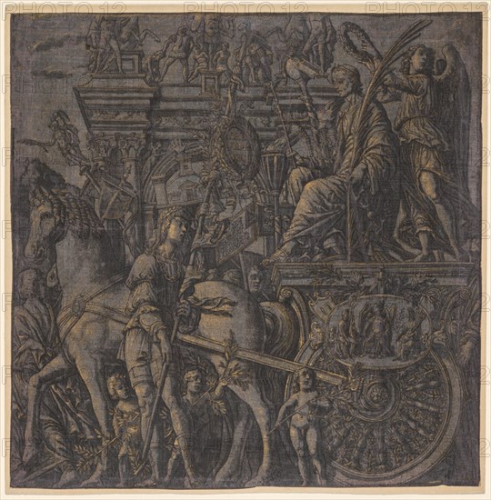 The Triumph of Julius Caesar: Caesar Triumphant, 1593-99. Creator: Andrea Andreani (Italian, about 1558-1610).