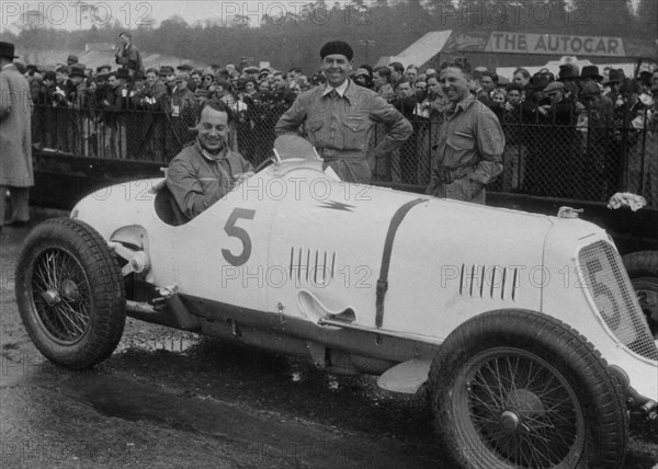 Maserati-Straight 8CM 2.9, Whitney Straight Brooklands International Trophy 1934. Creator: Unknown.