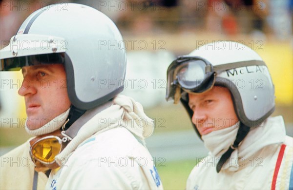 Denny Hulme and Bruce McLaren. Creator: Unknown.