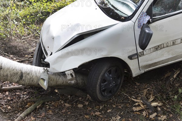 Citroen Saxo accident 2016. Creator: Unknown.