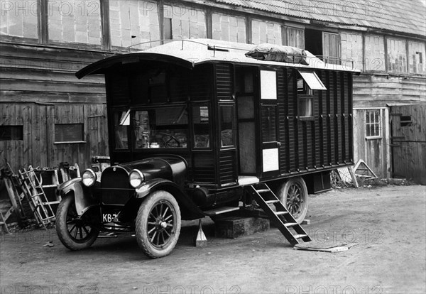 1930 Dodge camper van conversion by Hutchings. Creator: Unknown.