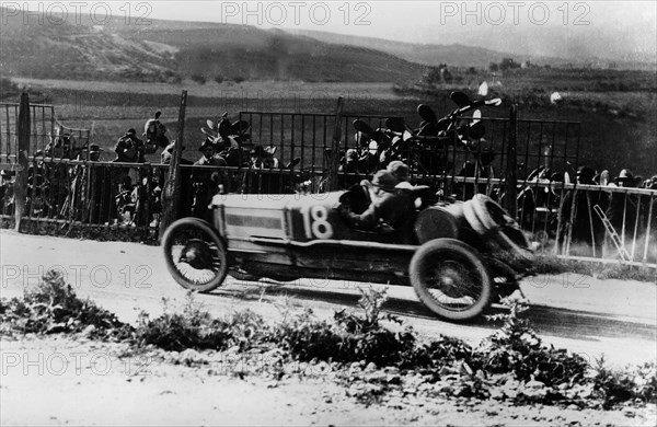 1922 Ballot, Targa Florio driven by Giulio Foresti. Creator: Unknown.