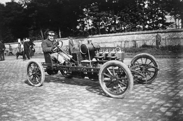 1905 Clement Bayard, Albert Clement at Gaillon. Creator: Unknown.