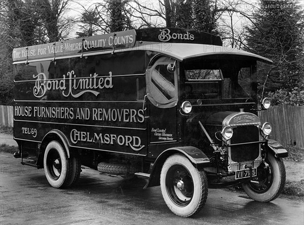 1928 Thonycroft removals lorry. Creator: Unknown.