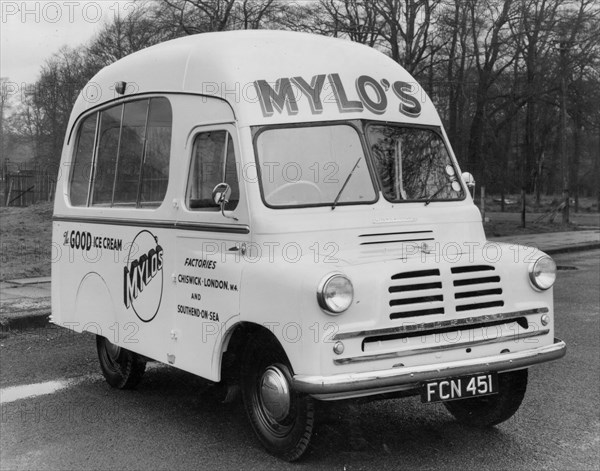1956 Bedford CA ice cream van. Creator: Unknown.